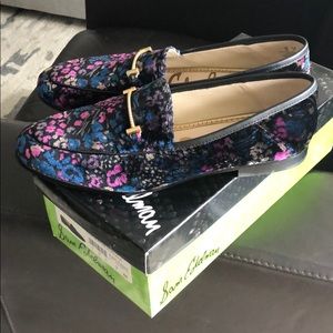 Sam Edelman brocade velvet loafer